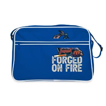 Blacksmith Forged In Fire Forging Metalbuilder - Retro Bag - blue/white - Front