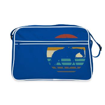 Western cavalière de l’Ouest Cheval Cowgirls Retro - Sac Retro - bleu/blanc - Devant