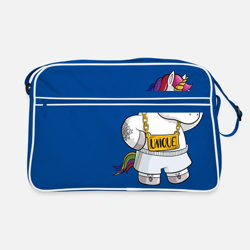 Unique cartoon unicorn Retro Bag