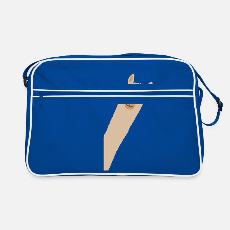 Alpaca Lama Gift Smile Hello Retro Bag