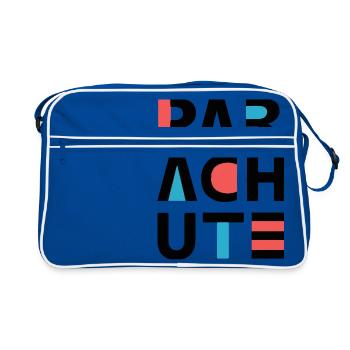 Parachute Paragliding - Retro Tasche - Blau/Weiß - Vorne