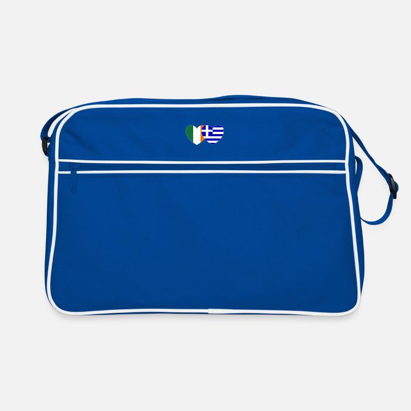 Irlande Grèce Flag Heart Sac Retro