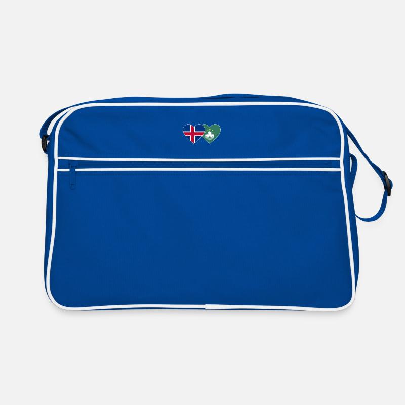 Islande Macao Flag Heart Sac Retro
