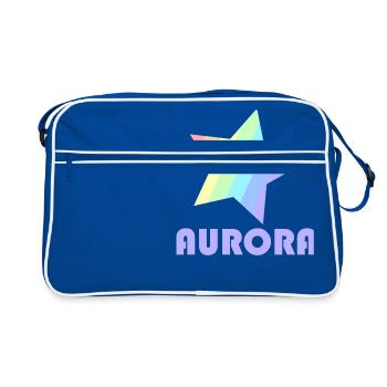 Aurora pastel stella - Retro Bag - blue/white - Front