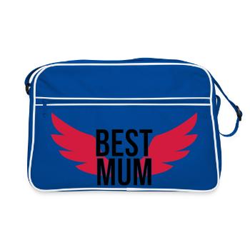 Best Mum - Sac Retro - bleu/blanc - Devant