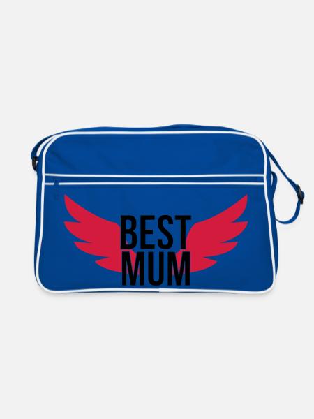 Best Mum - Sac Retro - bleu/blanc - Devant