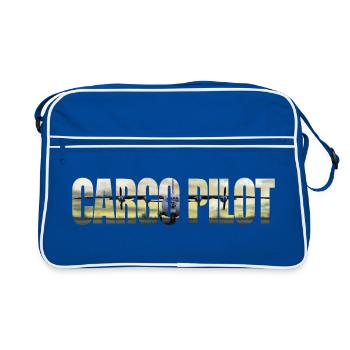 Cargo pilot An-12 - Retro Tasche - Blau/Weiß - Vorne