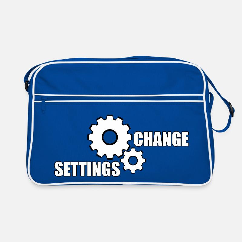 CHANGE SETTINGS Retro Tasche