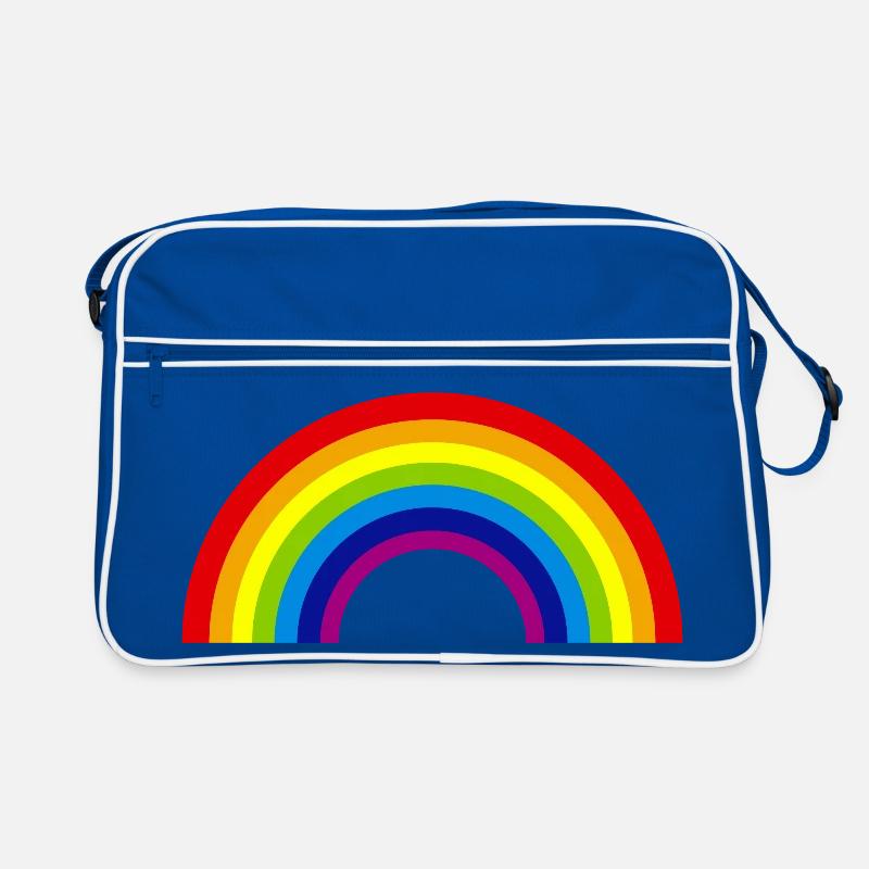 regenbogen Retro Tasche
