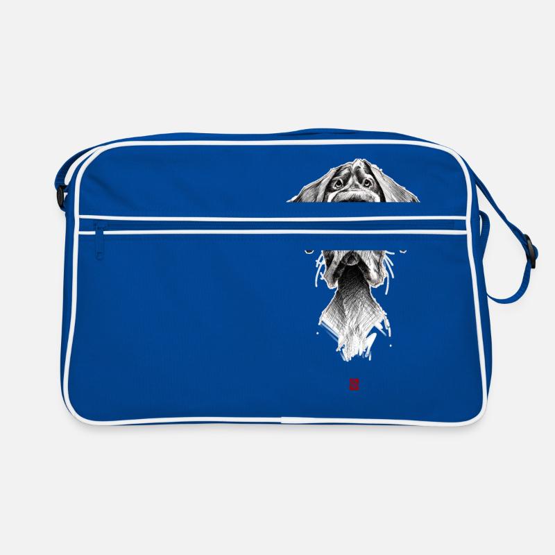 Flüchtiger Hund Retro Tasche