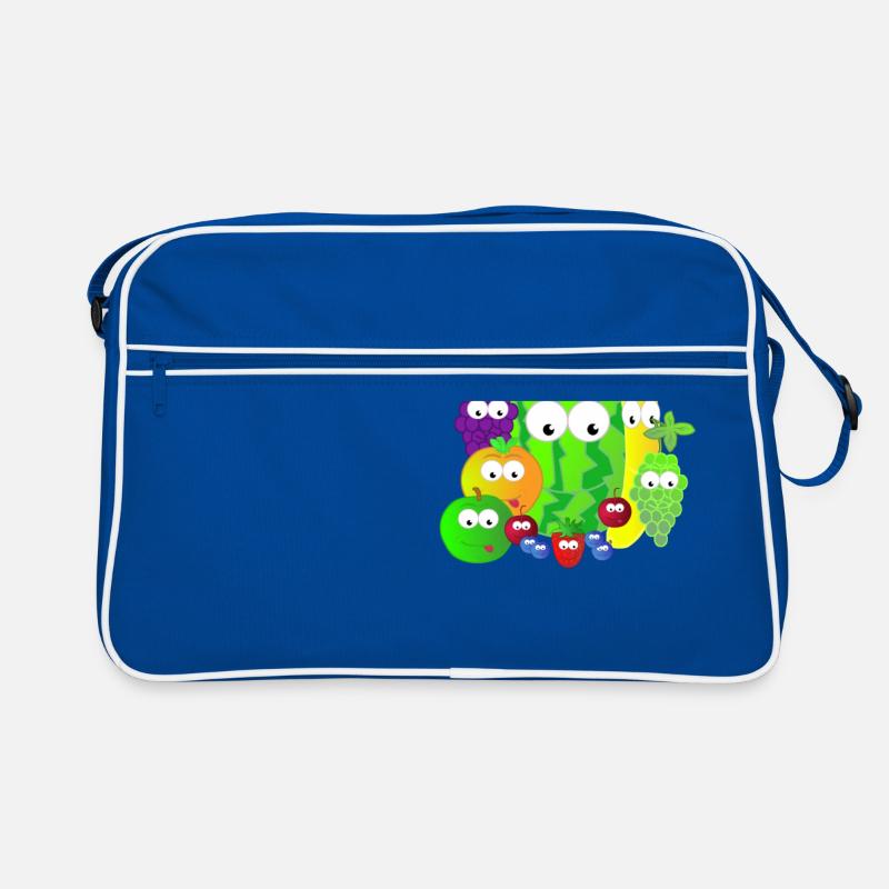 Fruechte Geschenk Geschenkidee Sport Cartoon Obst Retro Tasche