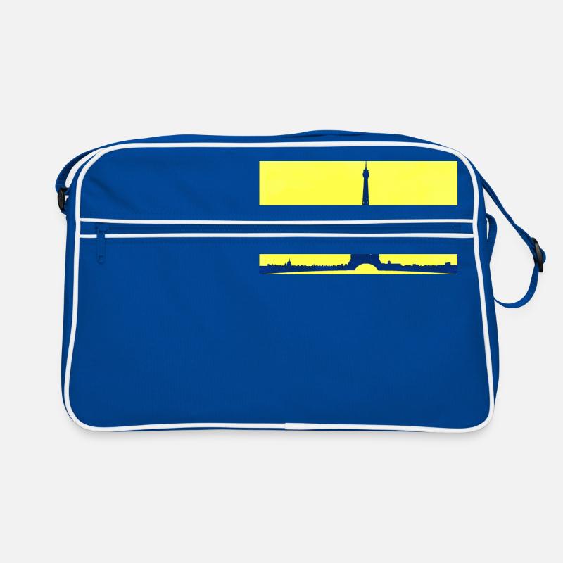 Tour Eiffel dans abstrait Sac Retro
