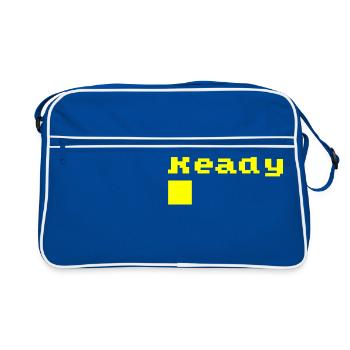 prêt - Sac Retro - bleu/blanc - Devant