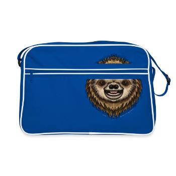 Simon Sloth par Jon Ball - Sac Retro - bleu/blanc - Devant