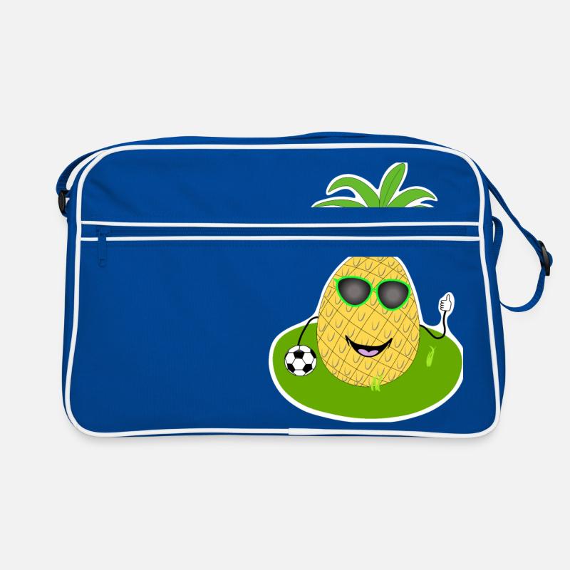 Fussball Ananas Retro Tasche
