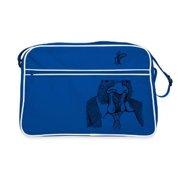 Sean - Sac Retro - bleu/blanc - Devant