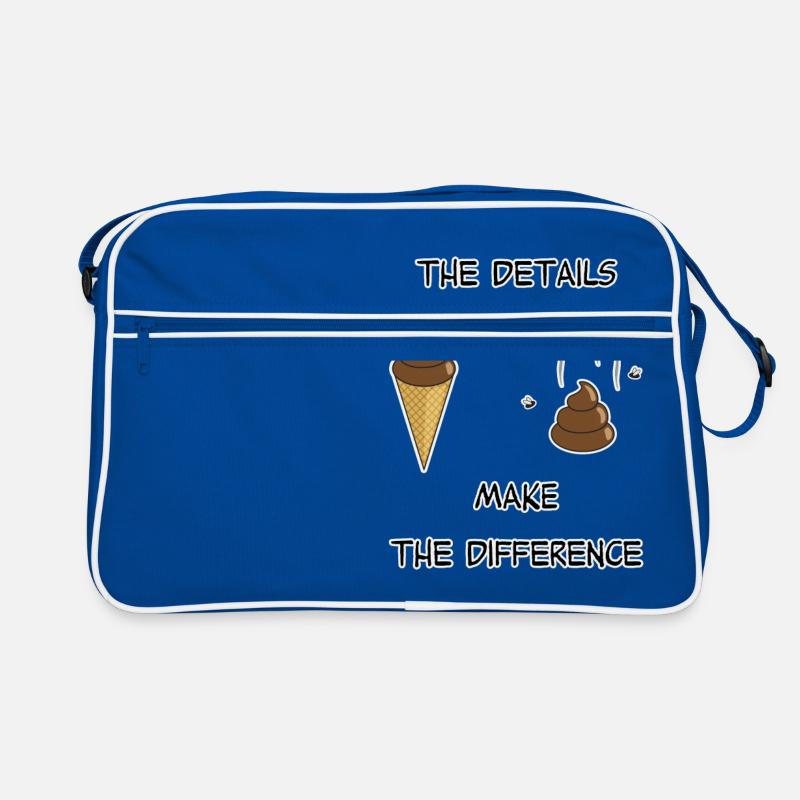 Crème glacée ou merde? Sac Retro