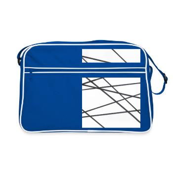 Tiny - Retro Bag - blue/white - Front
