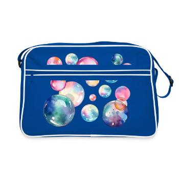 Bulles de rêve - Sac Retro - bleu/blanc - Devant