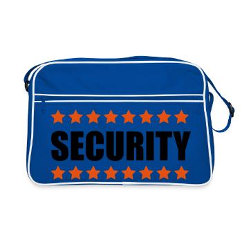 Security - Retro Bag - blue/white - Front