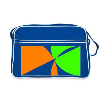 Stay on the ball! - Retro Bag - blue/white - Front