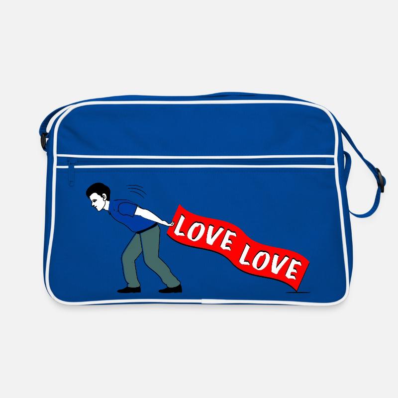 MEN PULL LOVE Banner Retro Bag