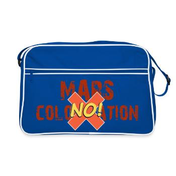Mars colonisation no - Sac Retro - bleu/blanc - Devant
