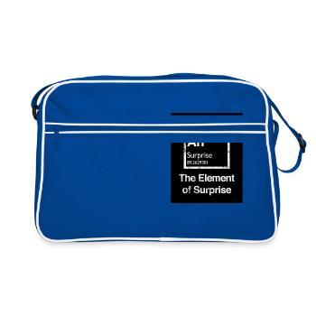 L’élément de surprise - Sac Retro - bleu/blanc - Devant