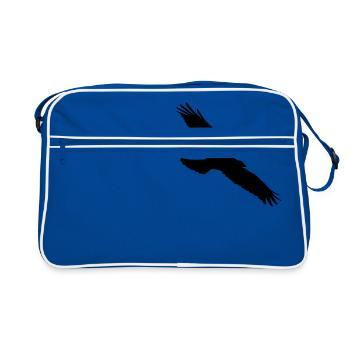 Buse - Sac Retro - bleu/blanc - Devant