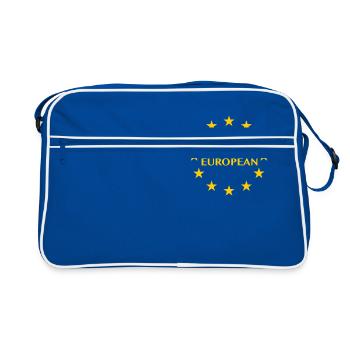 Still european after Brexit - Retro Bag - blue/white - Front