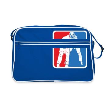 Ligue Suisse de Lutte - Sac Retro - bleu/blanc - Devant
