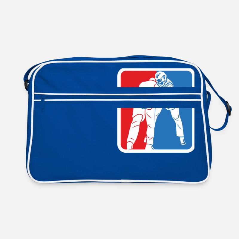 Schweizer Schwinger Liga - Retro Tasche - Blau/Weiß