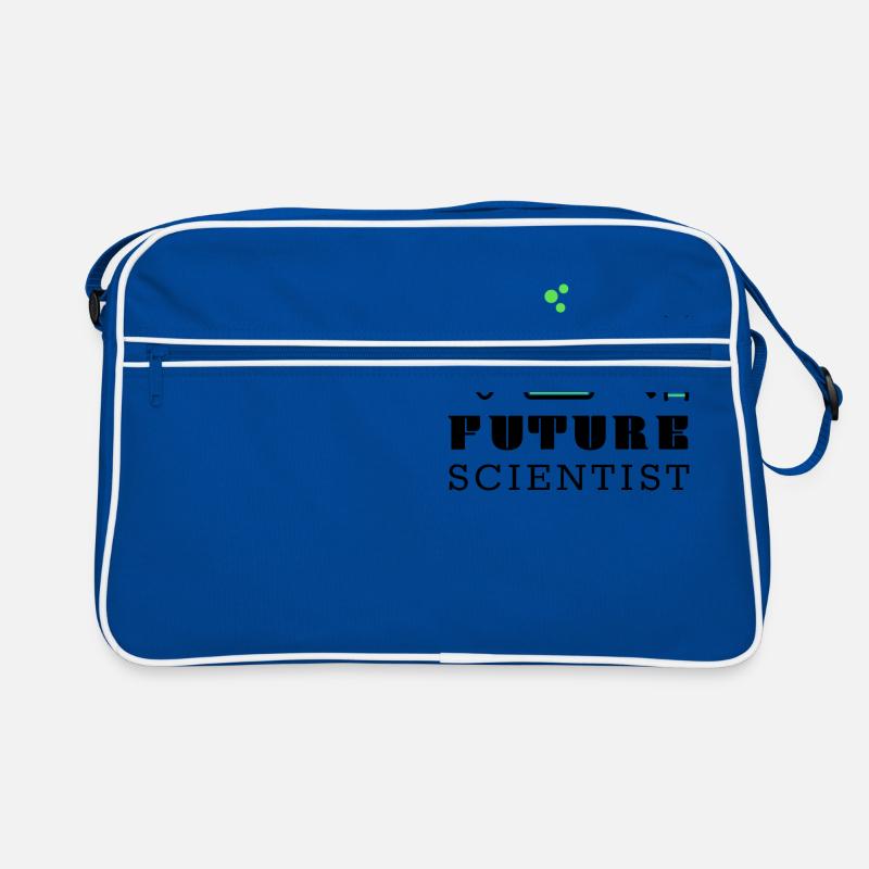 Future Scientist color - Retro Bag - blue/white