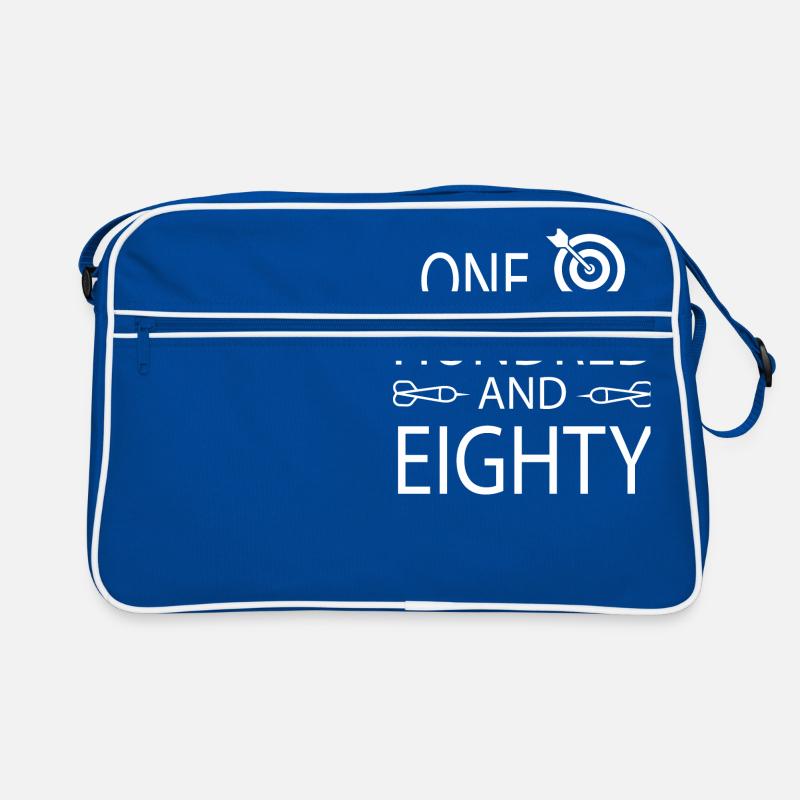 Darts Dart - Retro Tasche - Blau/Weiß