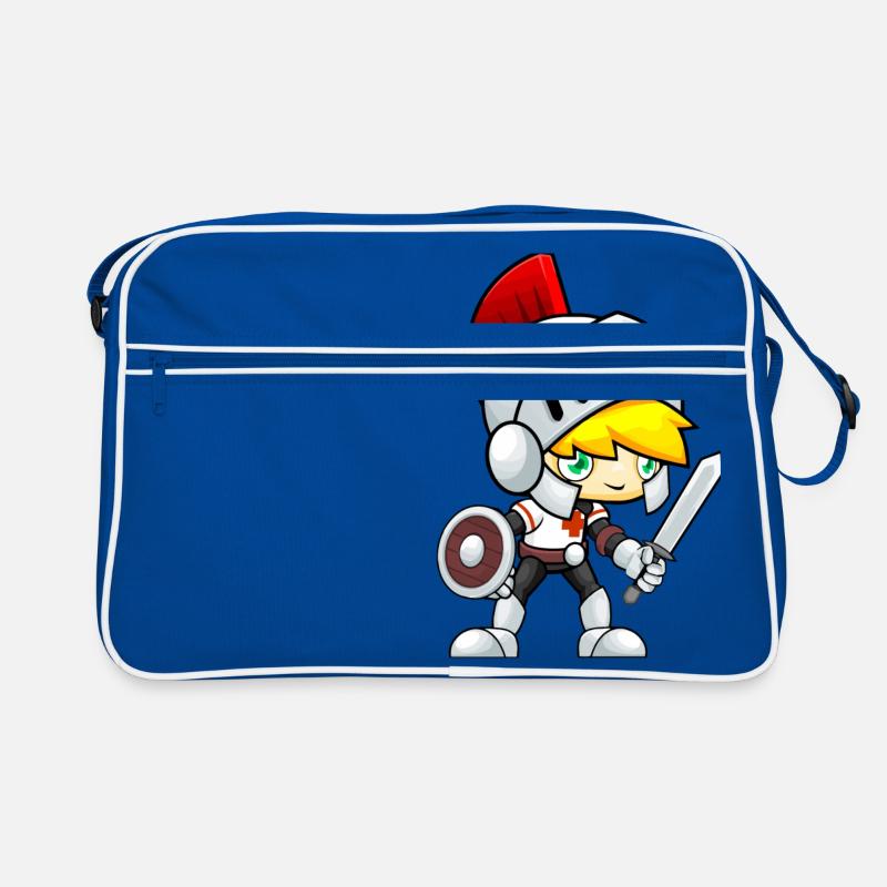 schwert sword knight ritter axt axe ax23 Retro Tasche