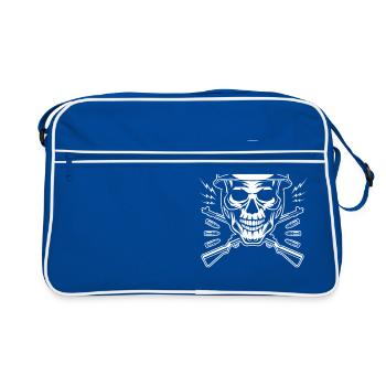 Army Skull - Sac Retro - bleu/blanc - Devant