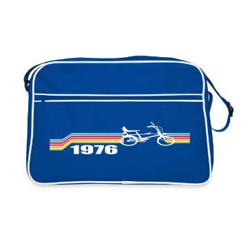 Bonanzarad Retro Design - Retro Bag - blue/white - Front