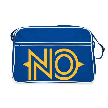 NO - Retro Bag - blue/white - Front