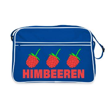 RASPBERRIES - Retro Bag - blue/white - Front
