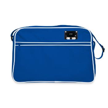 La bille bordel - Sac Retro - bleu/blanc - Devant
