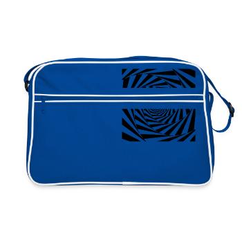 spirale - Sac Retro - bleu/blanc - Devant