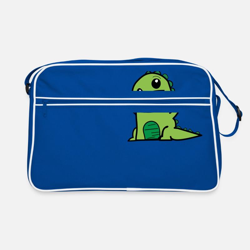 Dinosaure vert Sac Retro