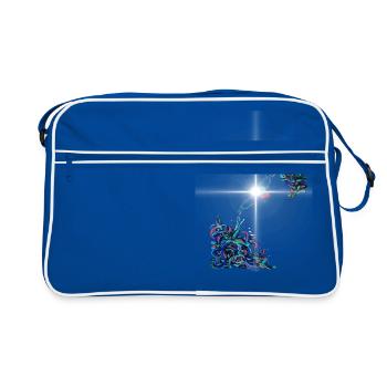 photons spreader - Retro Bag - blue/white - Front