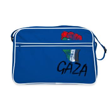 Free Gaza Free Palestine Save Freedom Palestine - Retro Bag - blue/white - Front