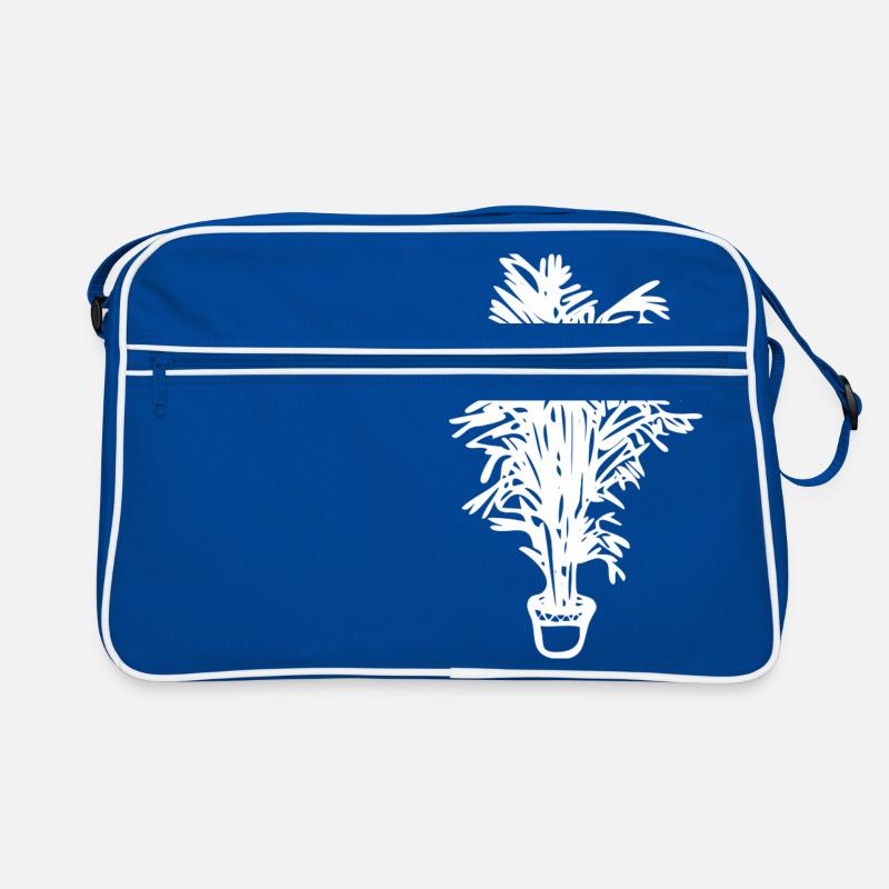 Topfpflanze, Geschenk, Geschenkidee Retro Tasche