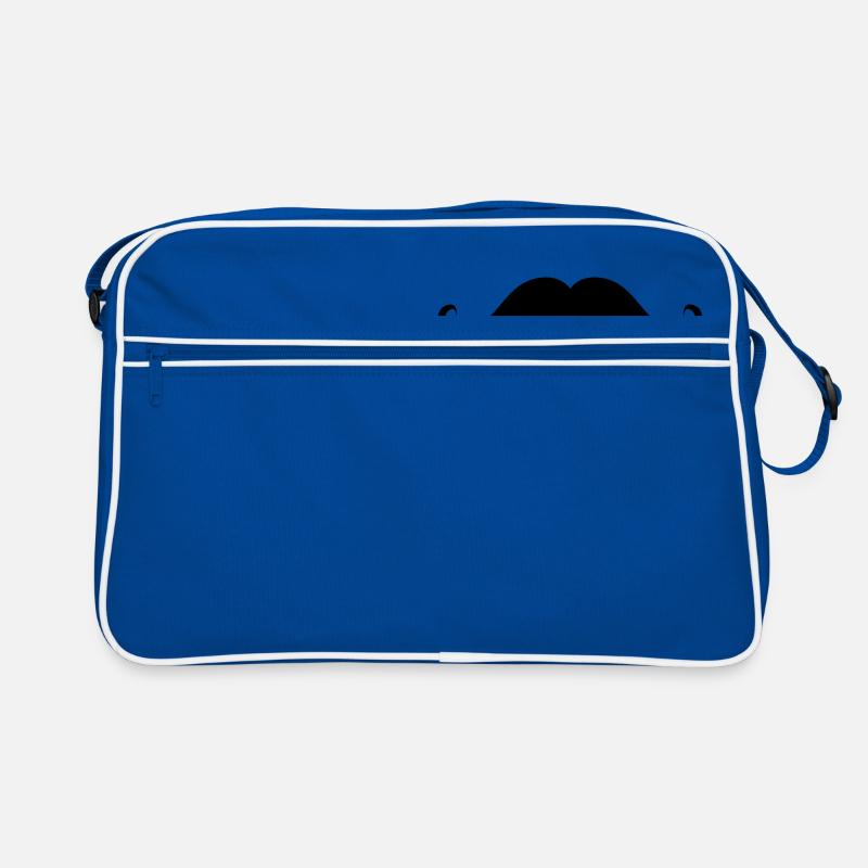 Schnurrbart Retro Tasche