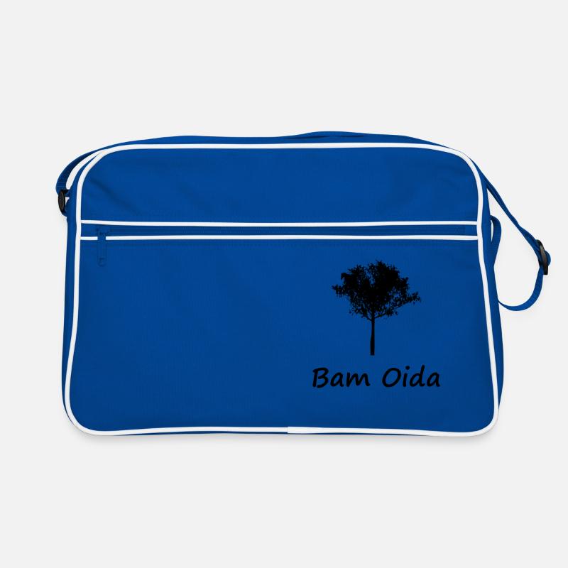 Bam oida - Retro Tasche - Blau/Weiß