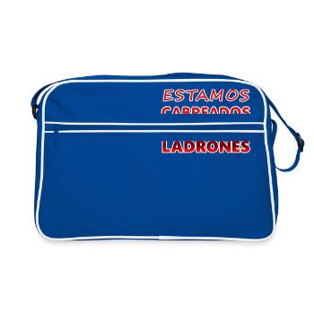 We are at so many thieves 3 - Retro Bag - blue/white - Front