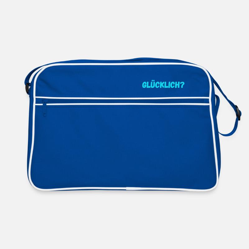 Glücklich Mach s dir selbst Retro Tasche