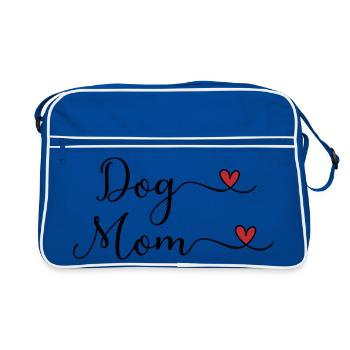 Chiens Maman - Sac Retro - bleu/blanc - Devant